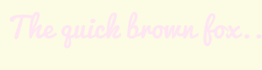 Image with Font Color FFE6F3 and Background Color FCFBE3